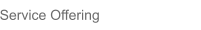 Service Offering