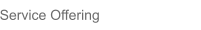 Service Offering